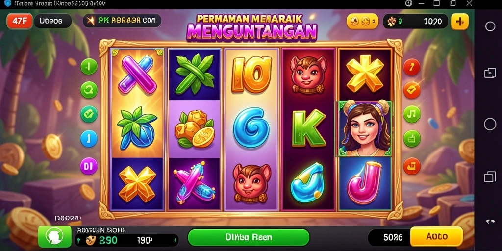 Tampilan gameplay <strong>47F</strong> yang mengasyikkan dan penuh warna.