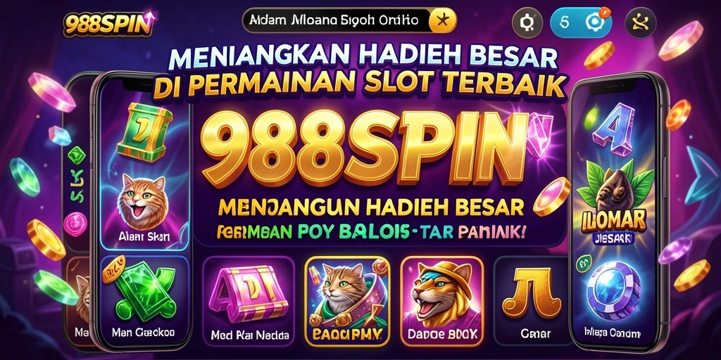 Screenshot gameplay Slot 988SPIN yang menampilkan keseruan permainan.