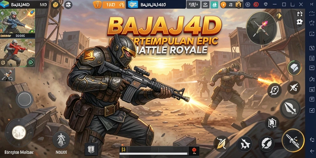 Tangkapan layar menunjukkan intensitas pertempuran di BAJAJ4D.