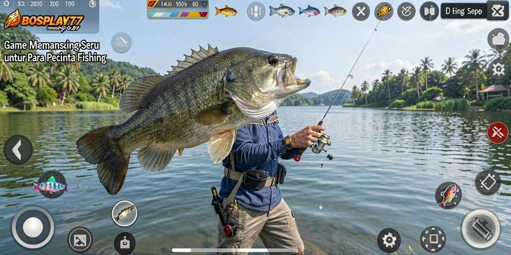 Tangkapan ikan besar dalam gameplay BOSPLAY77 yang seru.