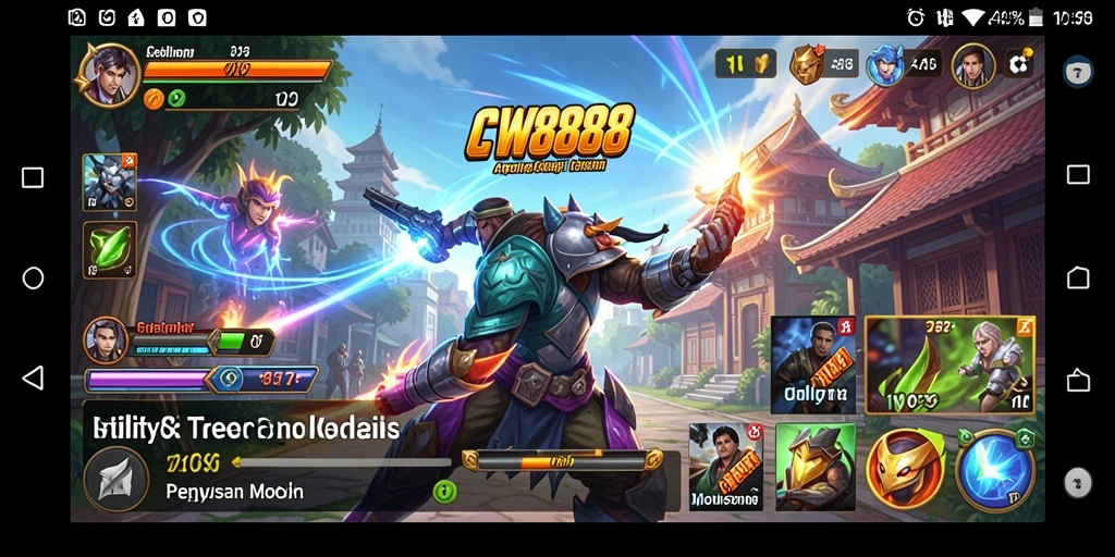 Tampilan aplikasi CW8888 yang menarik dan fungsional.