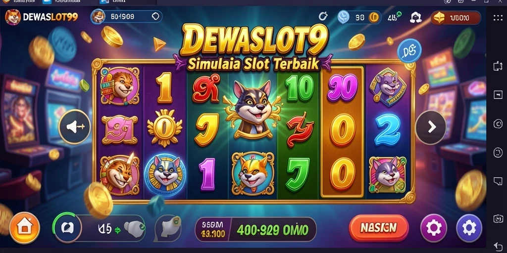 Screenshot DEWASLOT99 menampilkan pengalaman seru bermain slot.