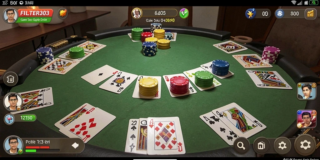 Tampilan gameplay FILTER303 yang seru dan interaktif.