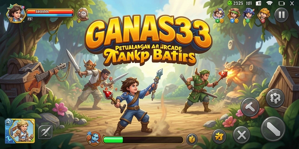 Tampilan menarik dari gameplay seru di GANAS33.