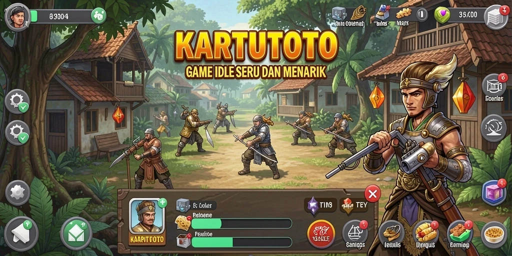 Tampilan gameplay KARTUTOTO yang menarik dan adiktif
