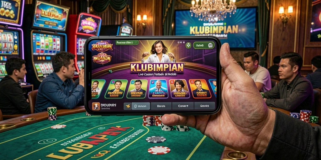 Tampilan permainan Live Casino yang mendebarkan dan interaktif.