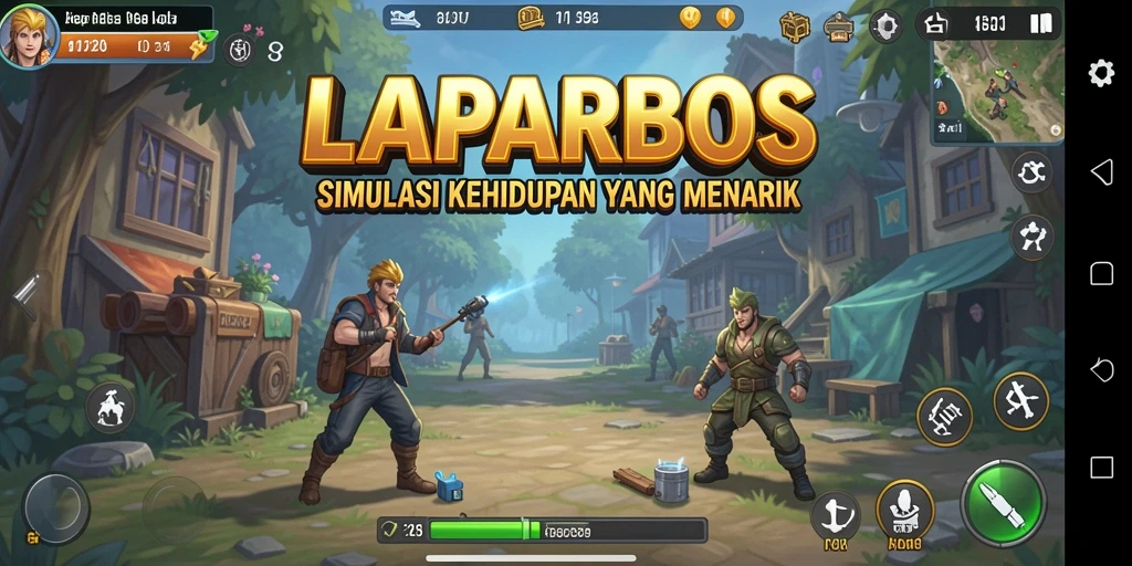 Tangkapan layar gameplay <strong>LAPARBOS</strong> yang menarik dan penuh interaksi.