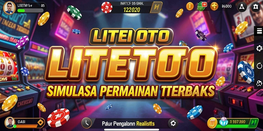 Tampilan layar utama LITETOTO dengan gameplay yang seru.