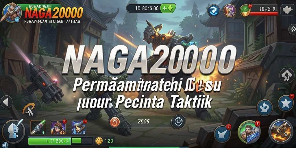 Gameplay strategis yang mendebarkan dalam NAGA2000.