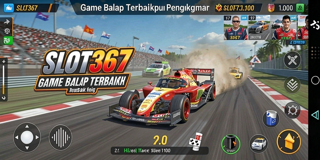 Tampilan gameplay Racing yang mendebarkan di SLOT367.