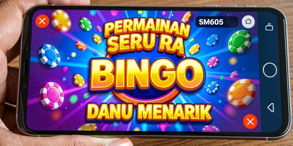 Tampak seru dari gameplay Bingo SM605 yang mendebarkan.