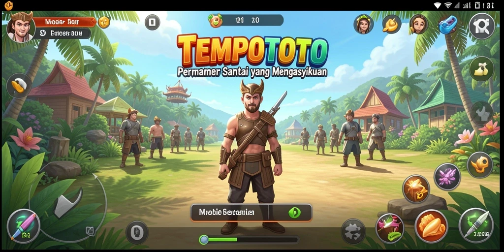 Screenshot gameplay <strong>TEMPOTOTO</strong> menunjukkan keseruan saat bermain.