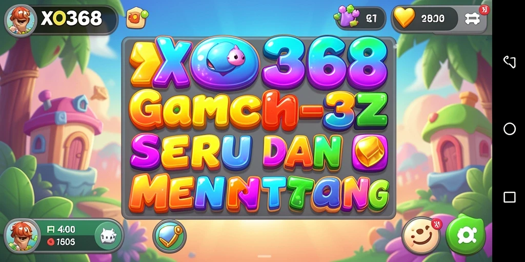 Tampilan gameplay seru dan penuh warna dari XO368.